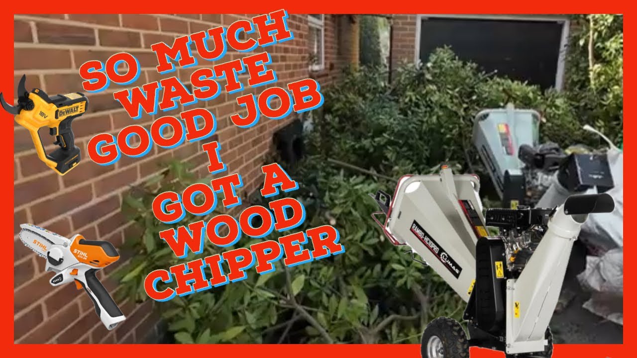 BAY REDUCTION AND LUMAG WOOD CHIPPER #adayinmylife #gardener