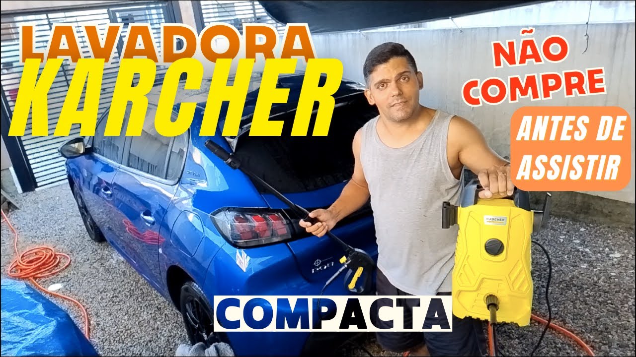 LAVADORA KARCHER COMPACTA - NÃO COMPRE ANTES DE ASSISTIR