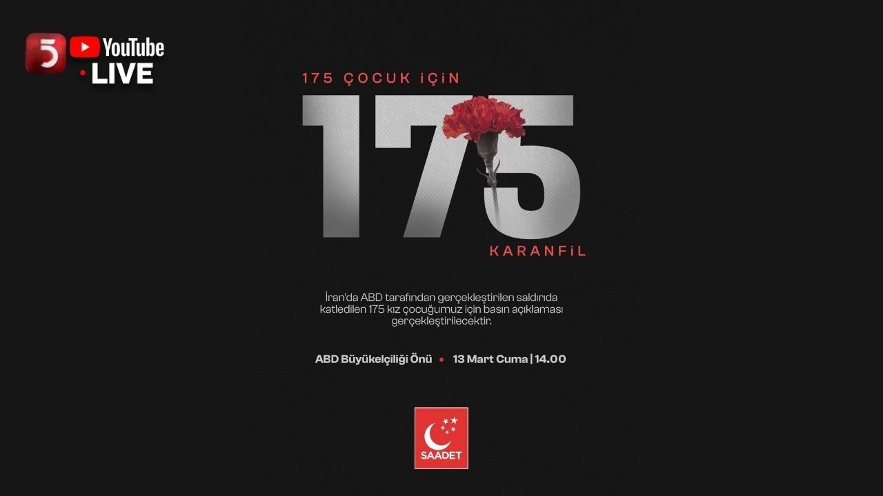 🔴 #CANLI | ABD Büyükelçiliği Önü - Saadet Partisi Kadın Kolları BasınAçıklaması | 13.03.2026