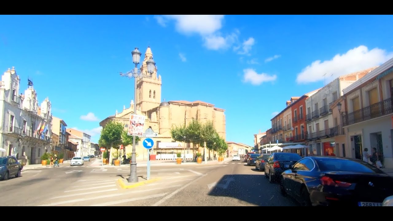 Driving Tour From Medina Del Campo to Alaejo - Spain - 4K Video