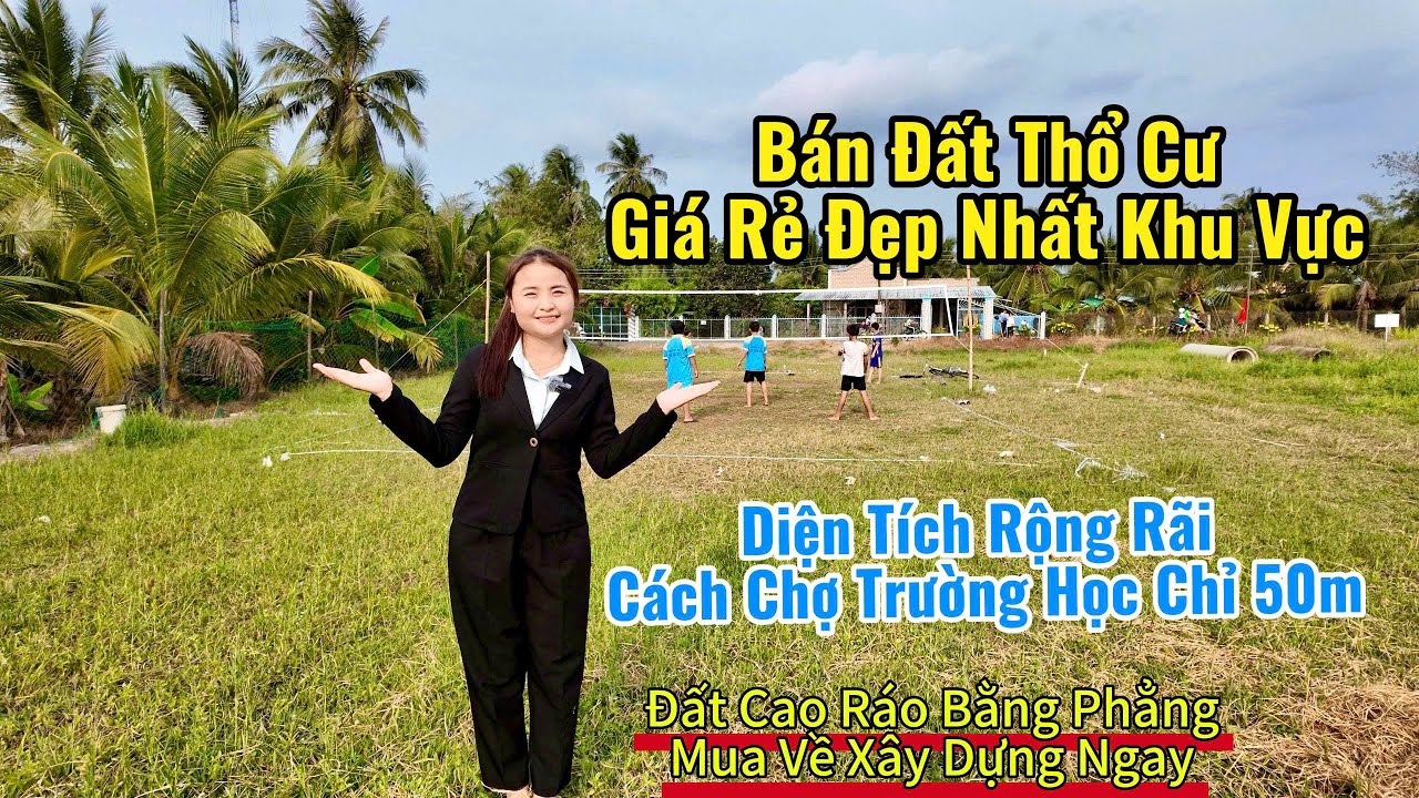 bán đất nền thổ cư giá rẻ xã tân long hội huyện mang thít vĩnh long