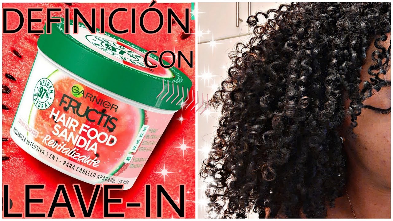 Definición + Opinión | Garnier Fructis SANDIA Hair Food 🍉 en cabello rizado