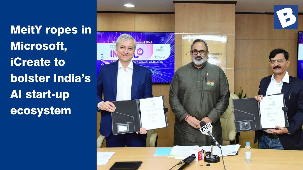MeitY ropes in Microsoft, iCreate to bolster India&rsquo;s AI start-up ecosystem