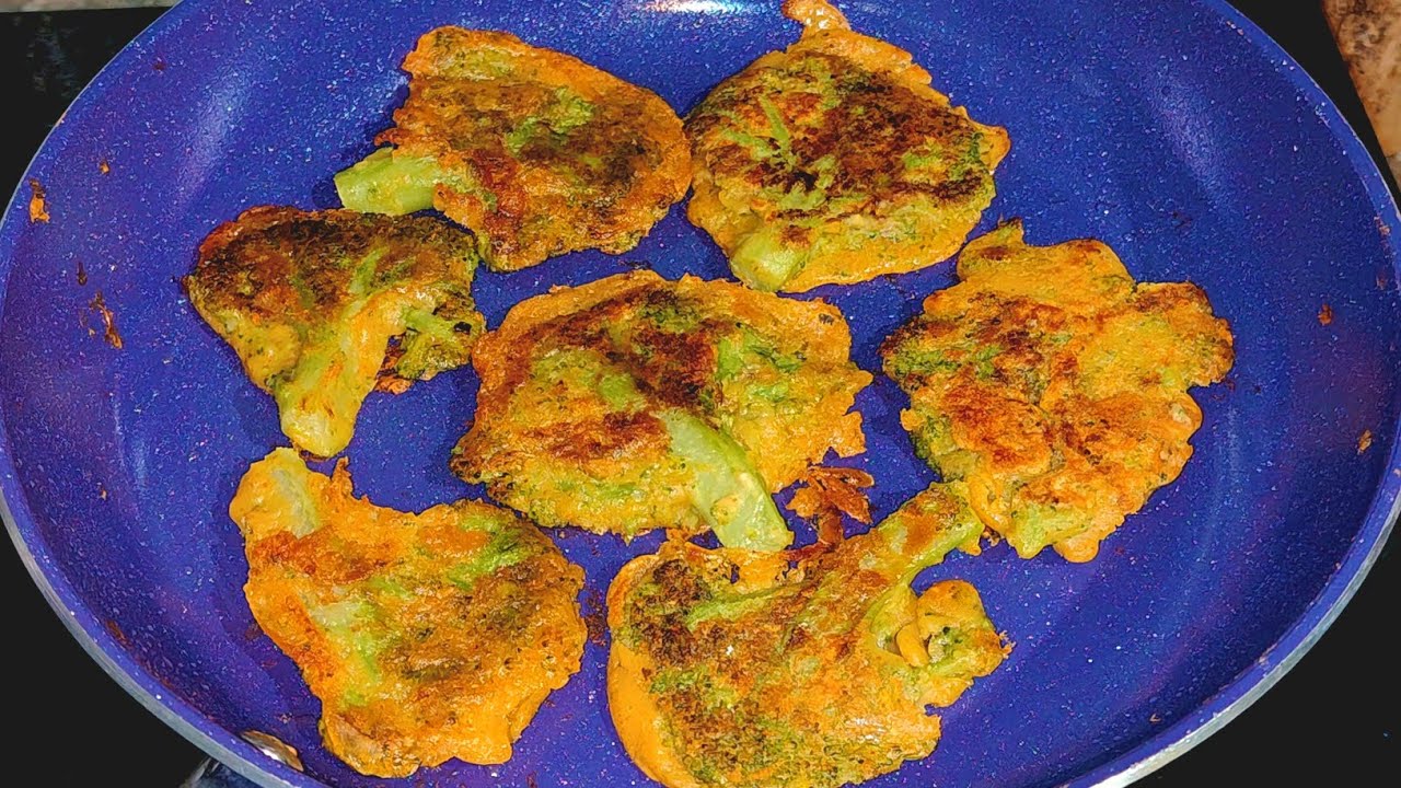Fulkopi  Pakora | Crispy Green Cauliflower Pakora | Green Fulkopi Pakora