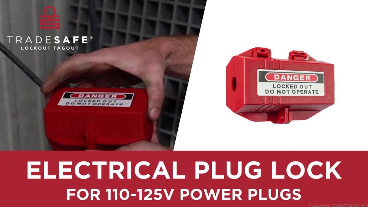 Electrical Plug Lockout Device - 110 to 125V | TRADESAFE