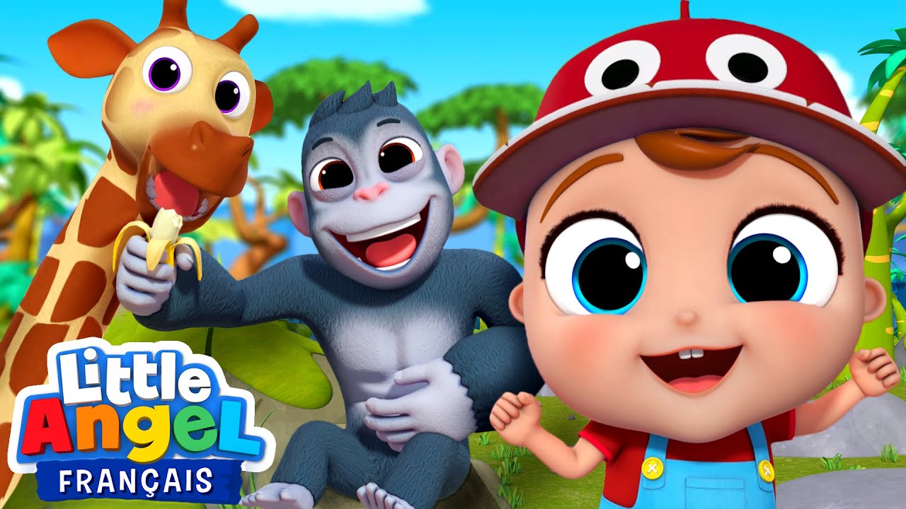 Au zoo! Les sons des animaux | Le Monde De Bébé Louis | Little Angel Français - Comptines