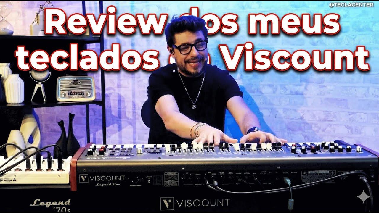 Review completo dos meus teclados Viscount — Legend One e Legend 70s Artist Series!