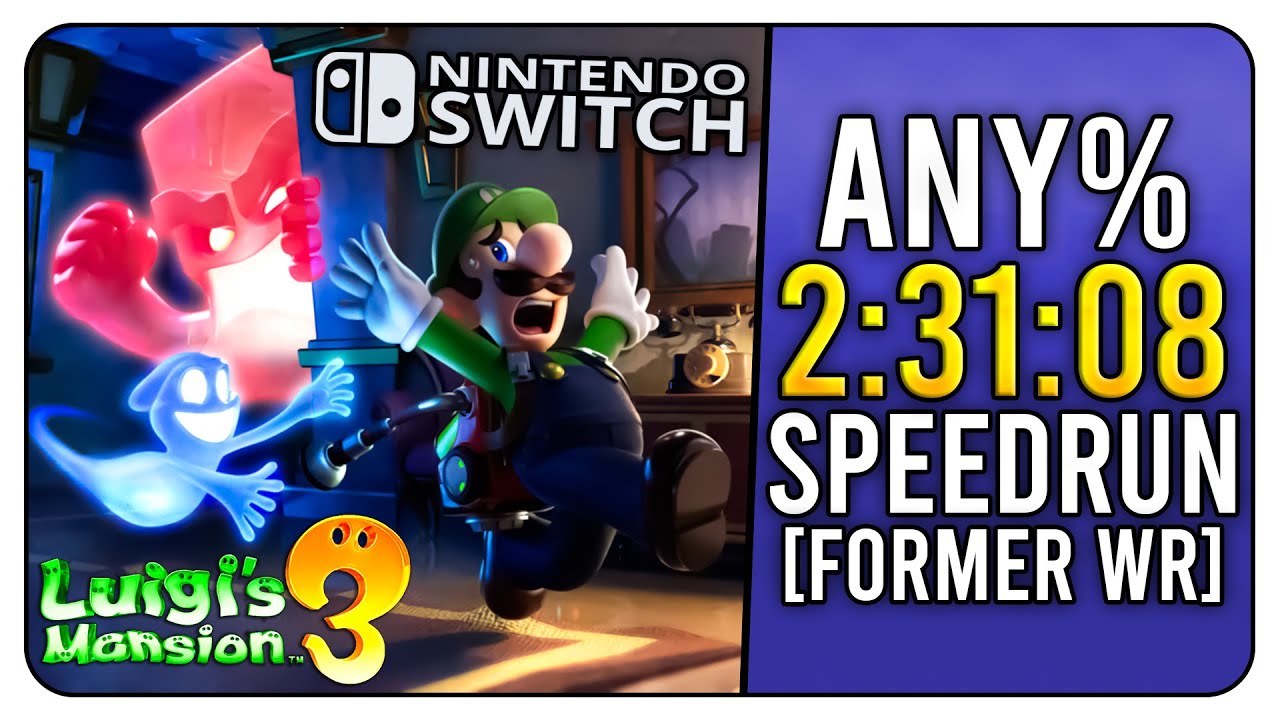[Former WR] Luigi's Mansion 3 - Any% Speedrun in 2:31:08