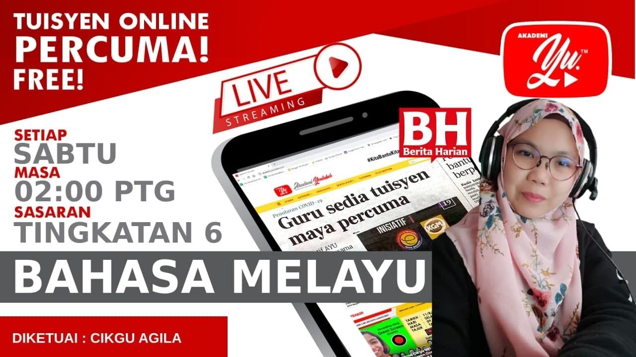 🔴[LIVE] BAHASA MELAYU STPM S2: BIDANG SINTAKSIS (SIRI 19) OLEH CIKGU NORSHIMA #20 #TUISYENPERCUMA