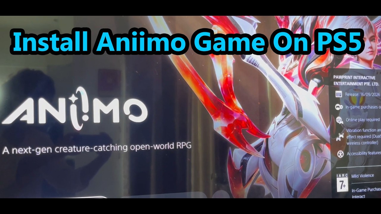 Как установить игру Aniimo на PS5