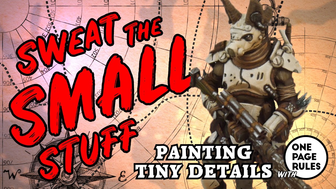 Painting Fine Details and Choosing a Fine Detail brush.