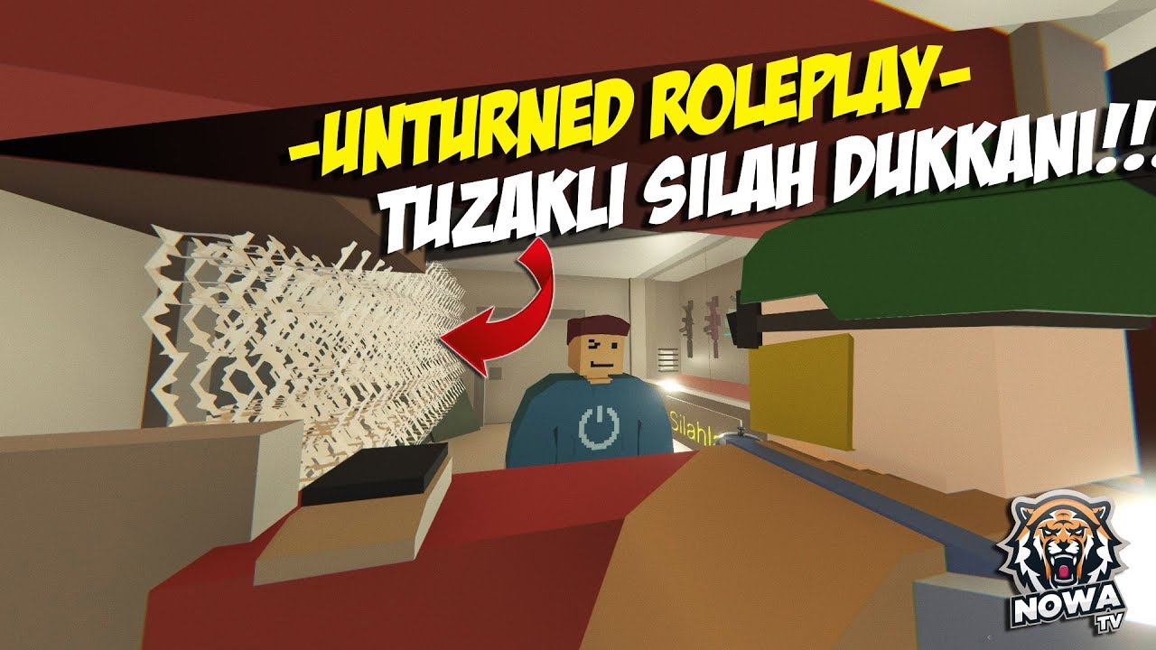 TUZAKLI SİLAH DÜKKANI YAPTIK !(HERKES ÖLDÜ) ! UNTURNED ROLEPLAY #80