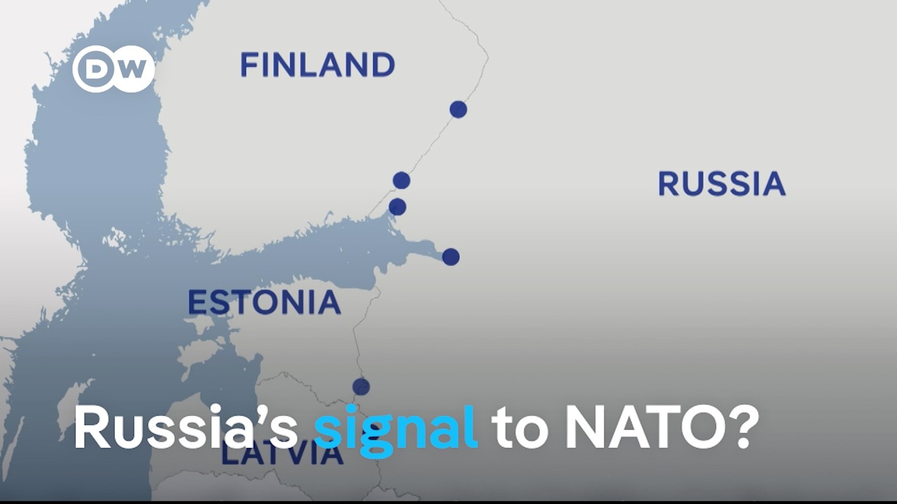 Russia closes border rail crossings amid Baltic tensions | DW News