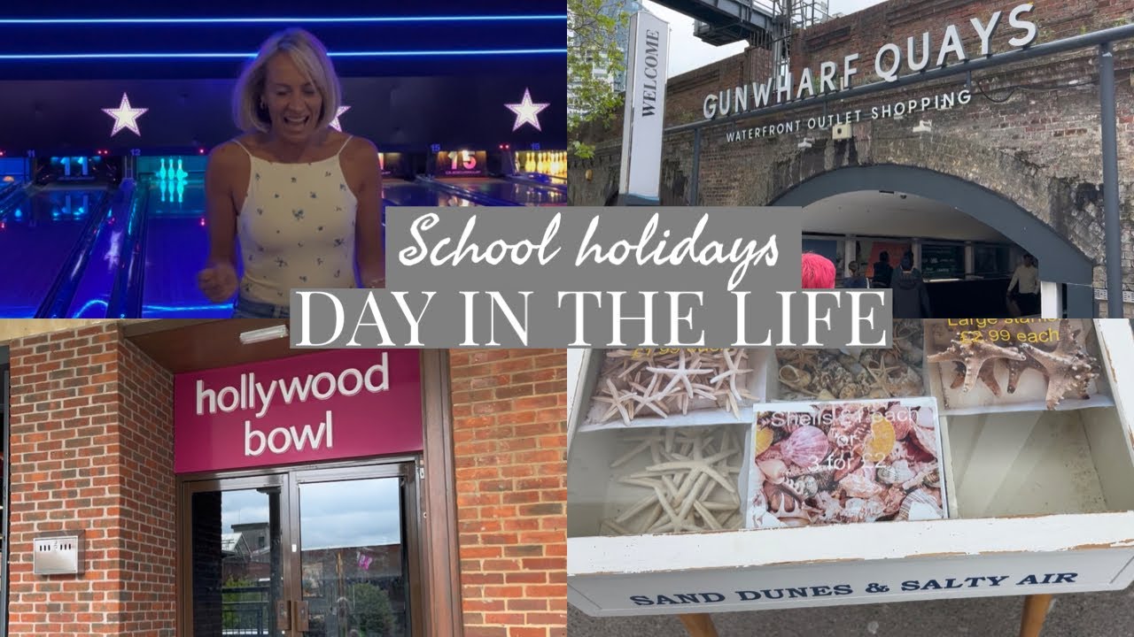 DAY IN THE LIFE UK SAHM| bowling | charity shopping | realistic uk family day out | feeling better