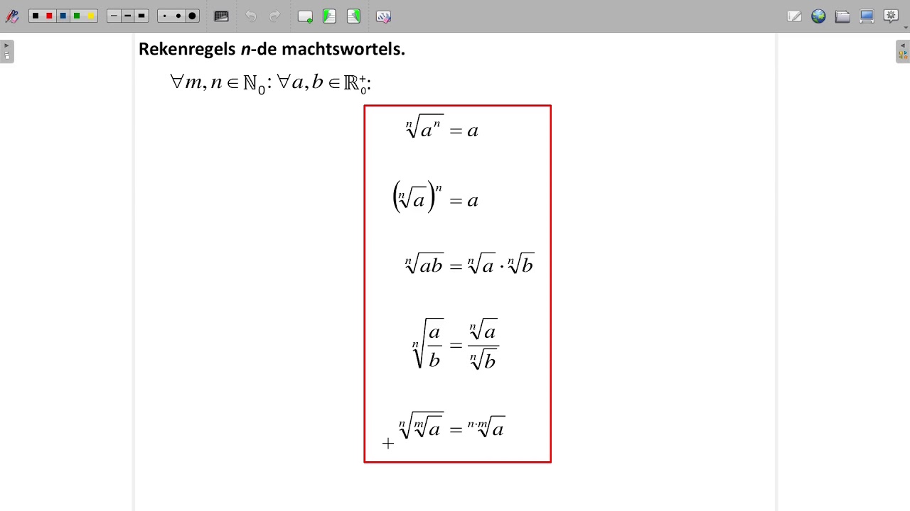 1.2 n-de machtswortels  (p4-5)