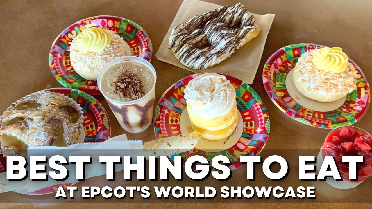 NEW! The Best Foods We Found Eating Around the World at Epcot 🌍