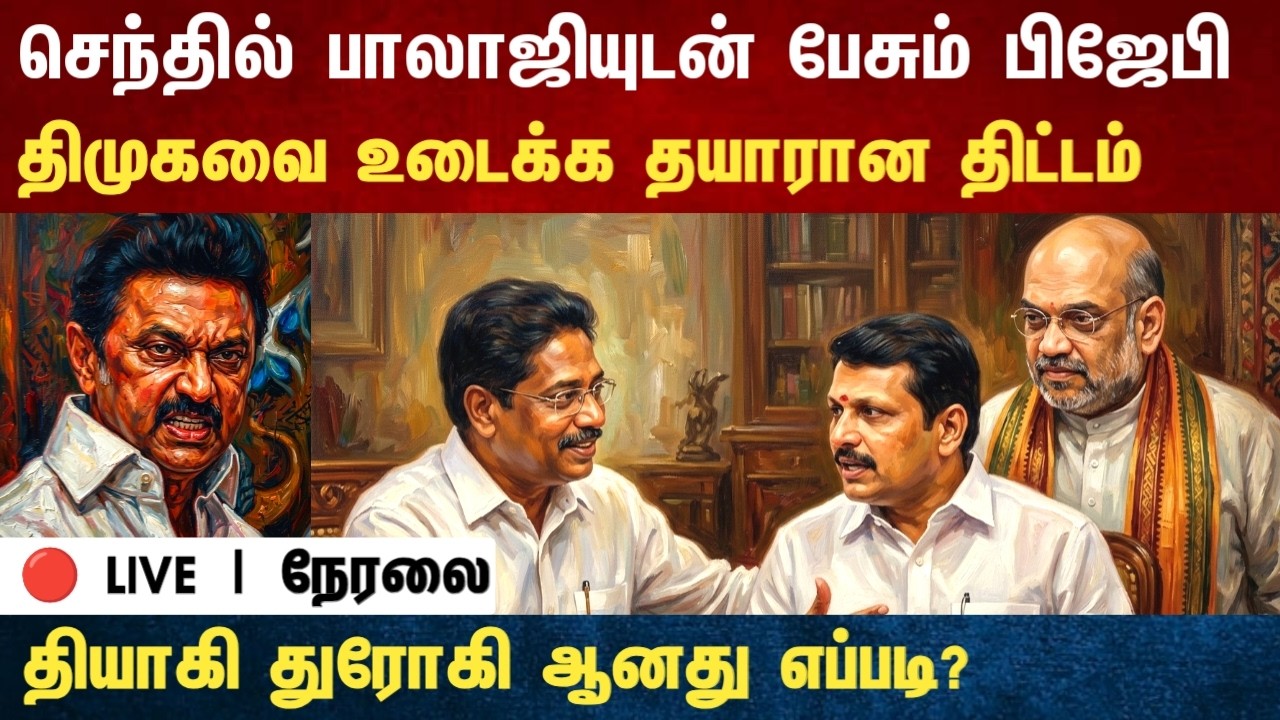 Athirstamchannel | செந்தில் பாலாஜியுடன் பேசும் பிஜேபி திமுகவை உடைக்க தயாரான திட்டம்