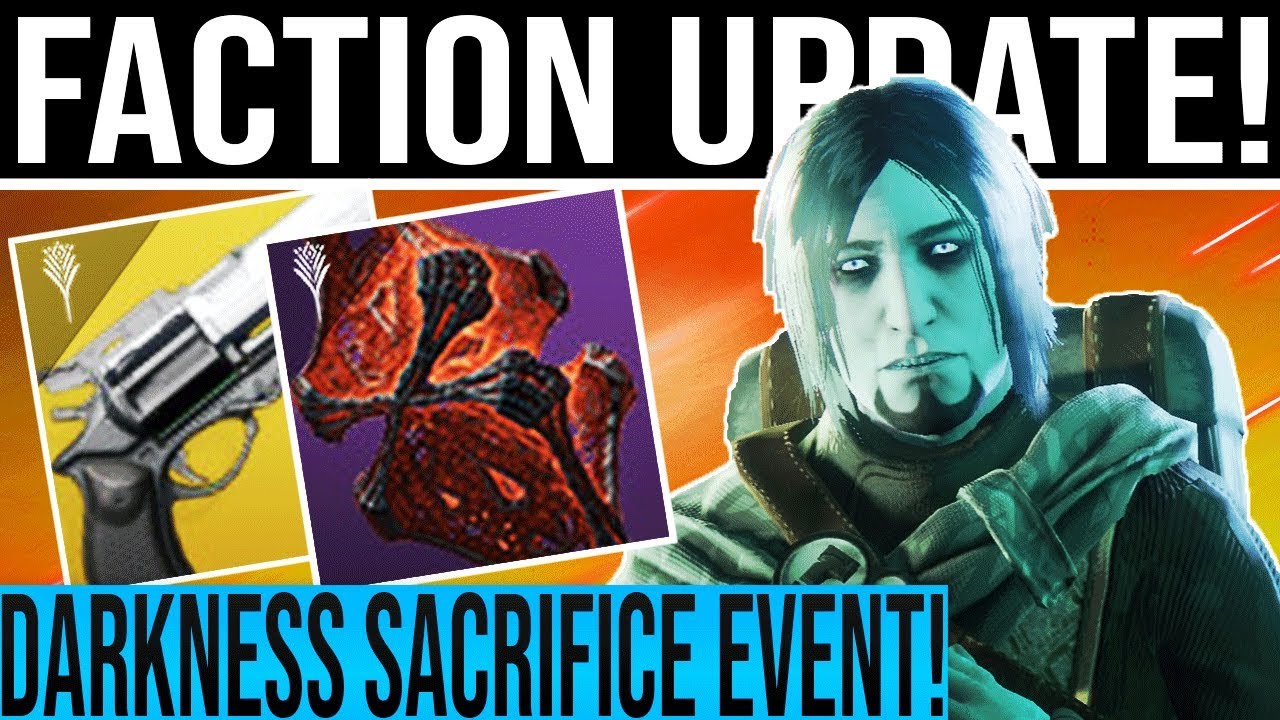 Destiny 2. NEWS UPDATE! Darkness Sacrifice Activity, Scout Rifle Buff, Faction Rally D1 Update