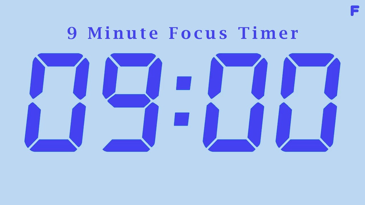 9 Minute Focus Timer