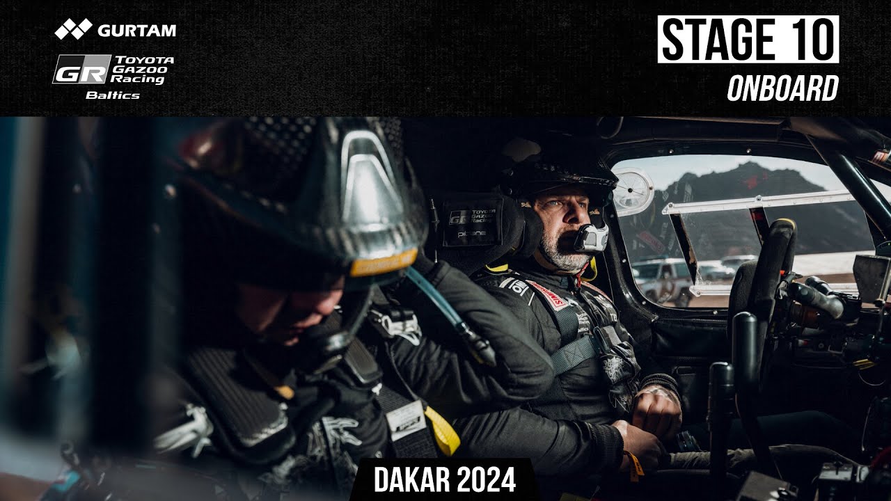 ONBOARD - Stage 10 | Dakar 2024 | TOYOTA GAZOO Racing Baltics