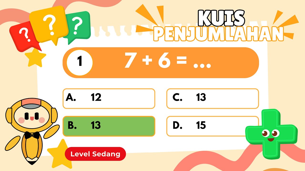 Kuis Penjumlahan Sedang