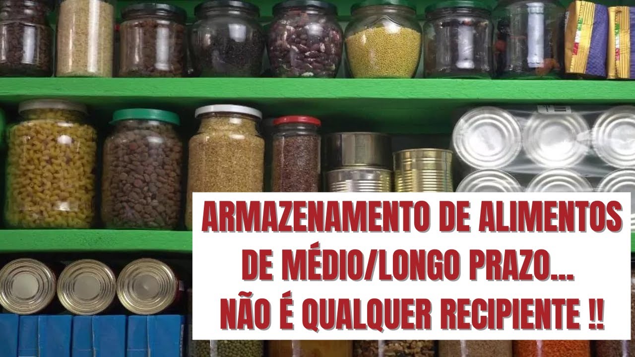 Quais os Melhores Recipientes Para o Armazenamento de Alimentos ?