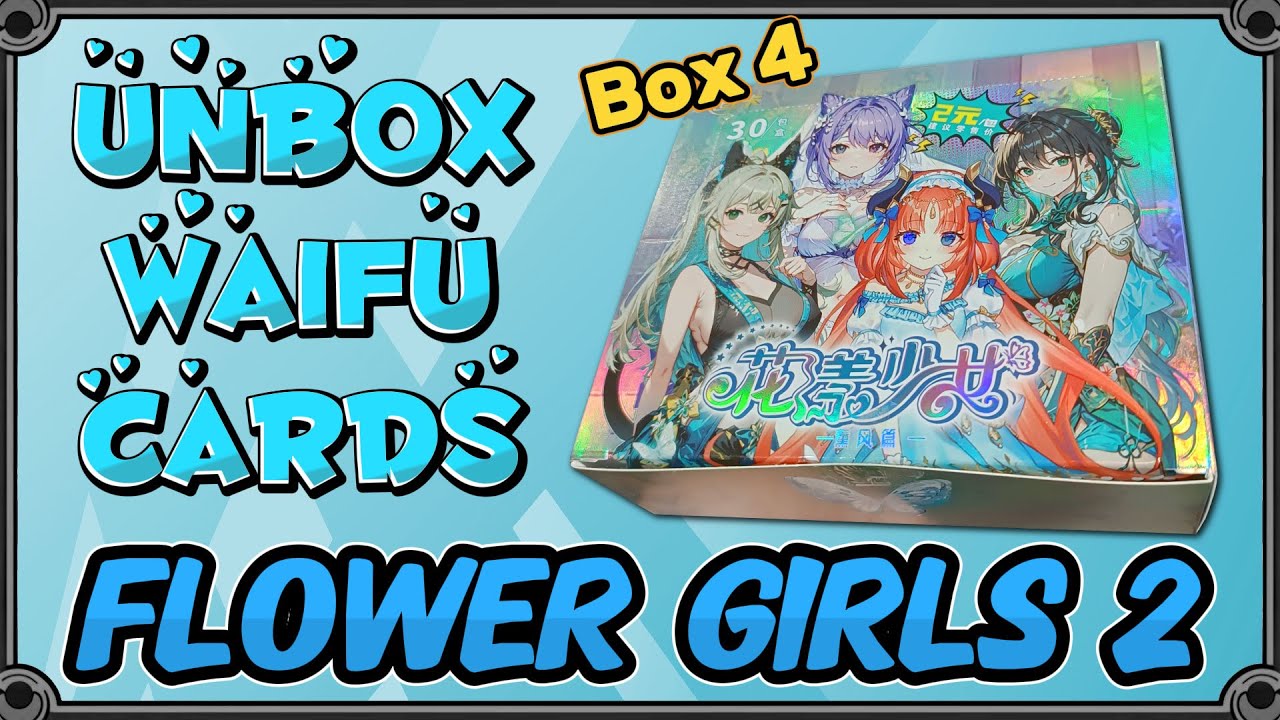 Box 4 de cards de Waifu, da coleção 