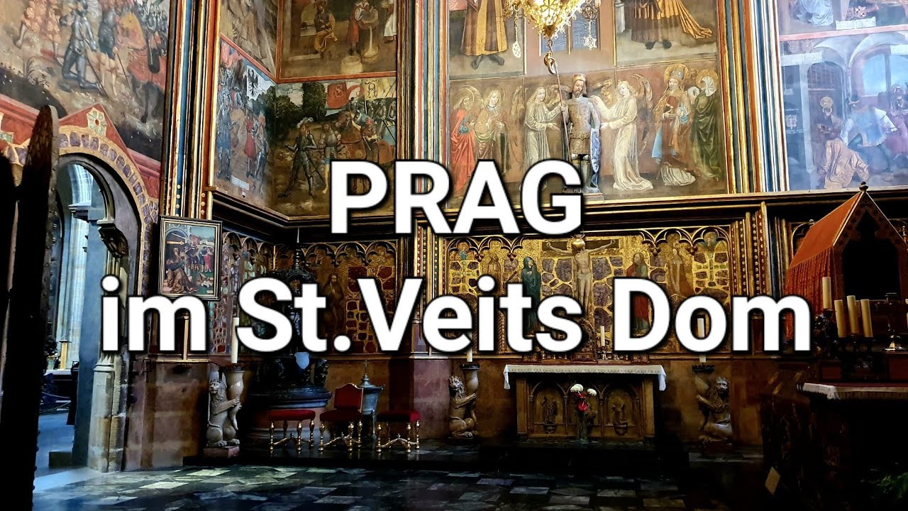 💥 PRAG, St. Veitsdom, Rundgang im Dom, Citywalk