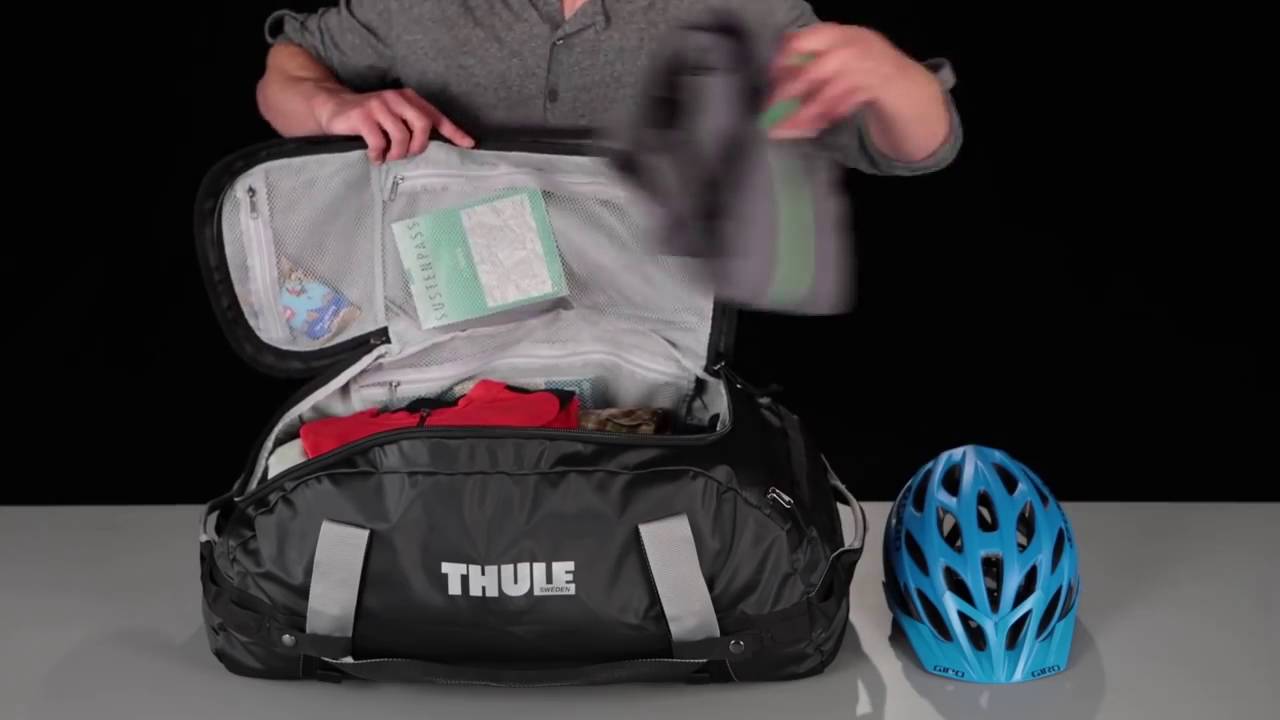 Thule Chasm duffel bag size comparison & features