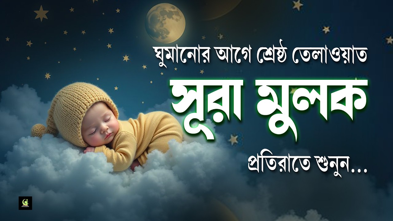 ঘুমানোর আগে শ্রেষ্ঠ তেলাওয়াত - সূরা মুলক | Soothing Surah Mulk Tilawat by Shamsul Haque