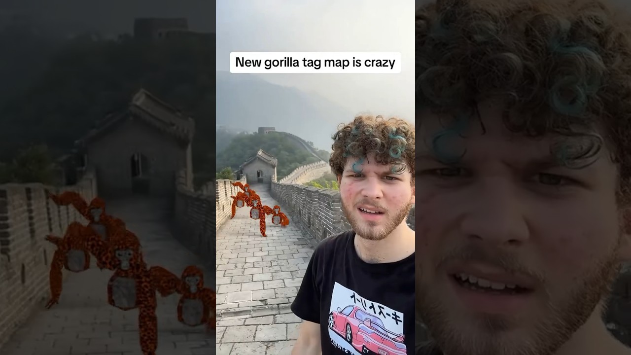 HE GOT TAGGED IN REAL LIFE&hellip; #gorillatag #oculus #vr @jmancurly