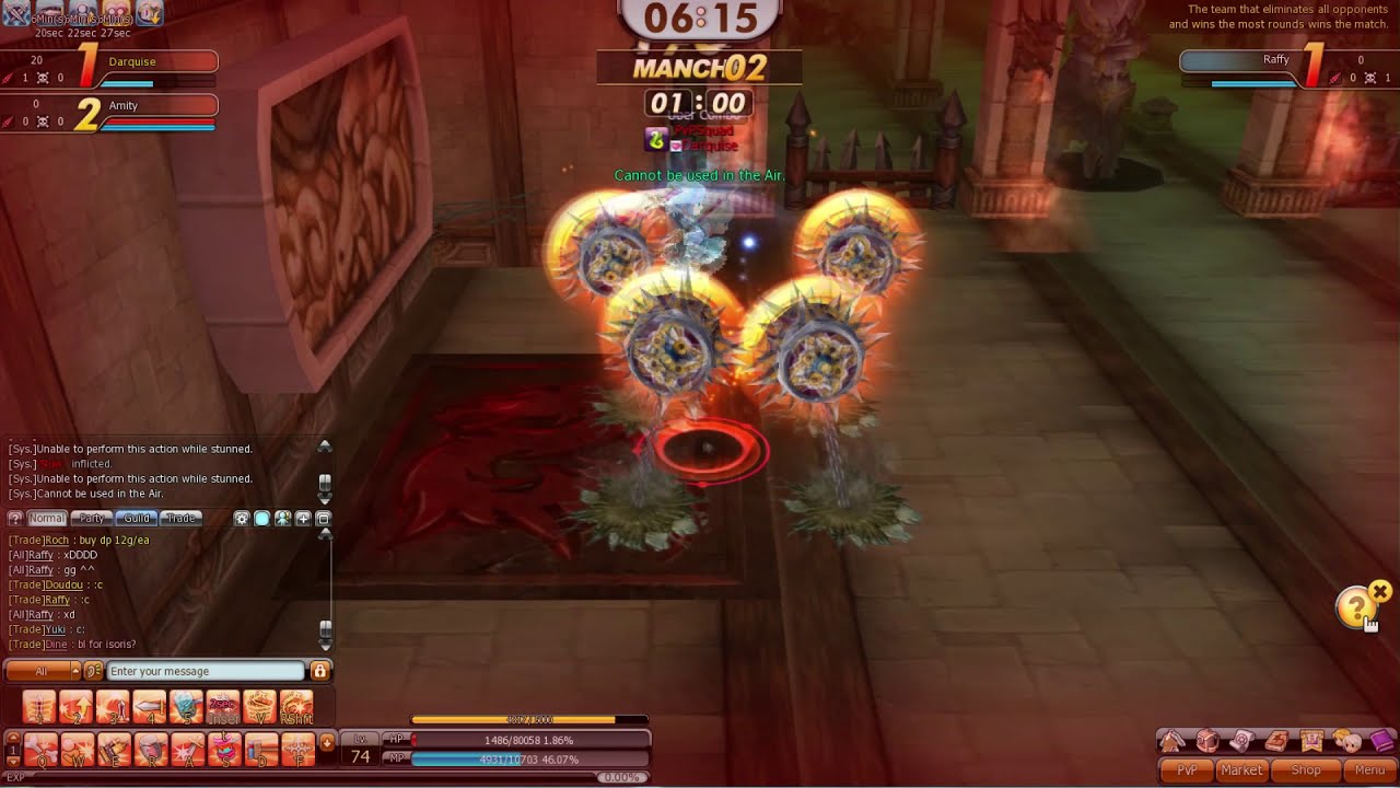 Dragon Saga (Dragonica) PvP: Dark Raffy vs Darquise - Dragoon