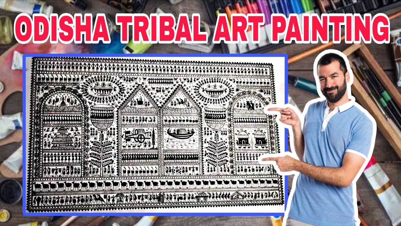 Odisha Tribal Arts painting 🖌️🖌️🖌️🖌️🖌️🖌️🎨🎨🎨🎨🎨🎨🖌️🖌️🖌️ learnings 