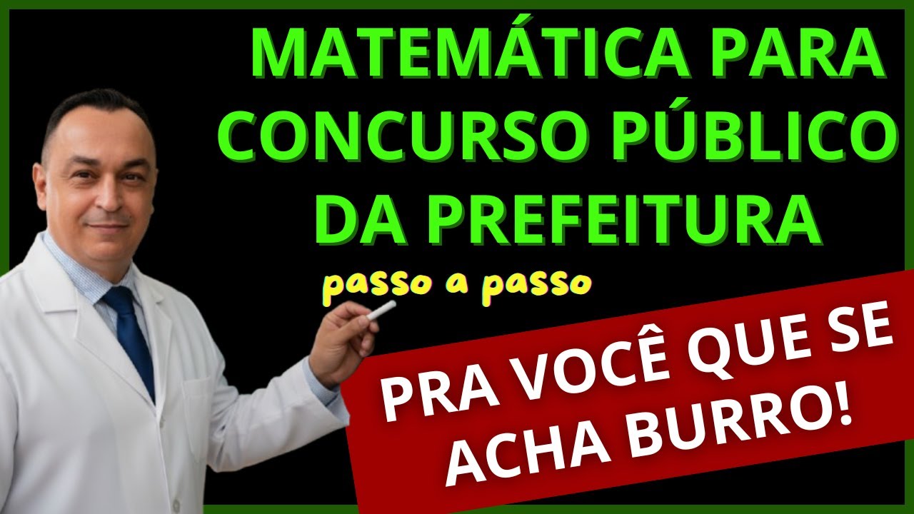 O BE-A-BÁ DA APROVAÇÃO. VEJA MACETES. LINGUAGEM SIMPLES PRA VOCÊ ENTENDER. MATEMÁTICA BÁSICA.