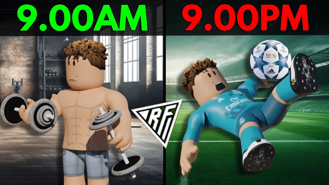 Day In The Life Of Cristiano Ronaldo | Roblox Real Futbol 24