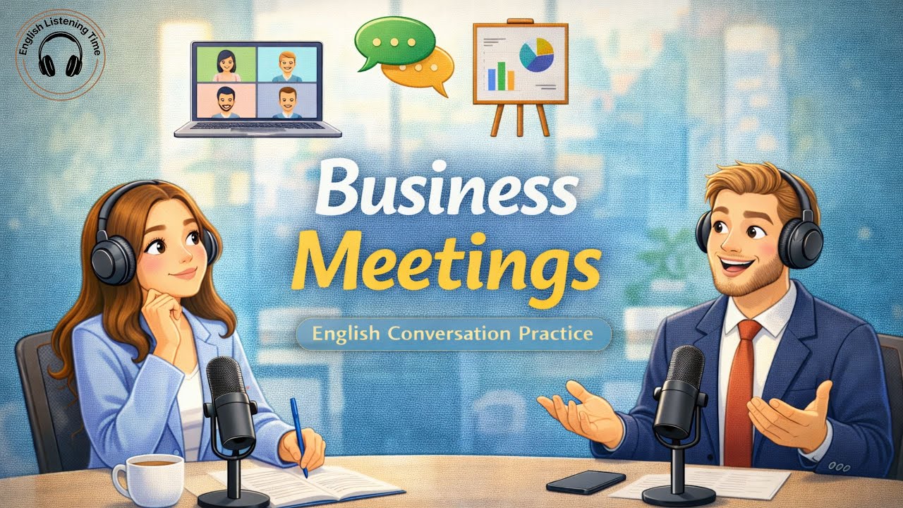 Business English Meetings 💼 | English Listening Practice | B1:B2