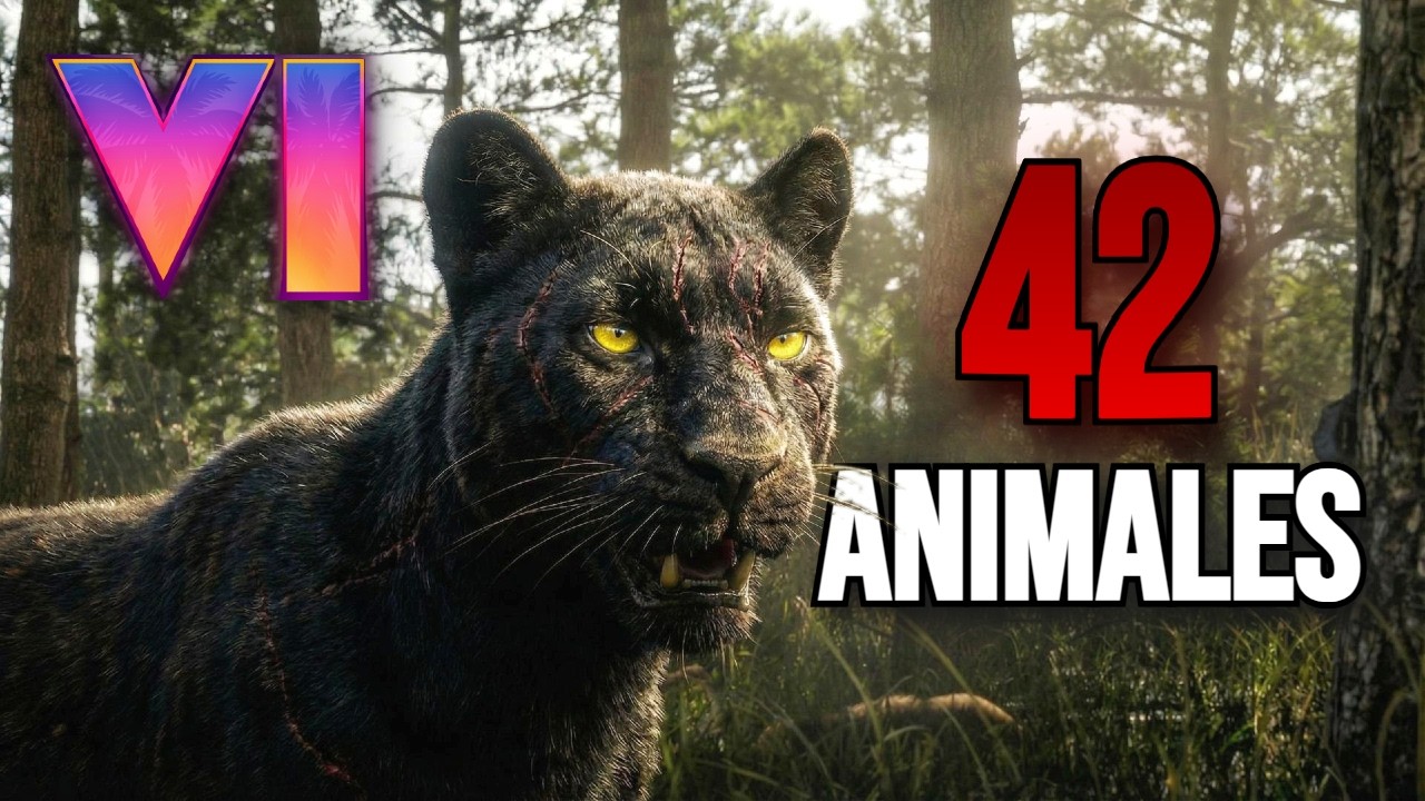 Encontr&eacute; 42 ANIMALES OCULTOS en GTA 6