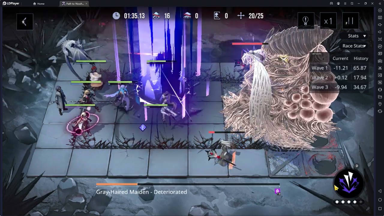 Path To Nowhere : Broken Frontline [Gray-Haired Maiden-Deteriorated] Difficulty III (LV.40)