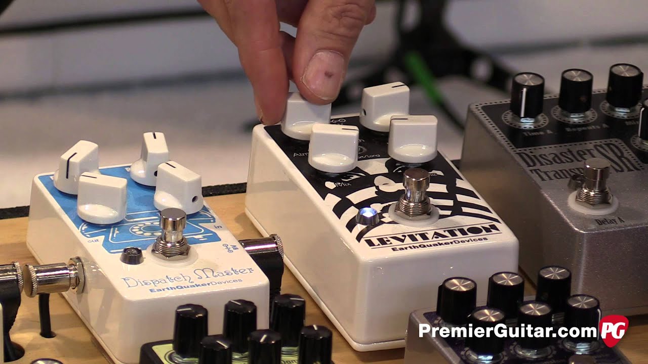 SNAMM '15 - Earthquaker Devices Intersteller Orbiter, Levitation Reverb, The Dunes & Tentacle Demos