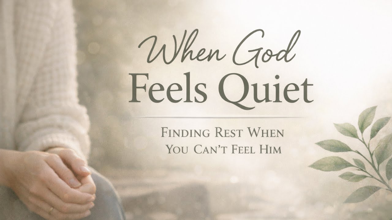 When God Feels Quiet | Finding Rest When You Can’t Feel Him