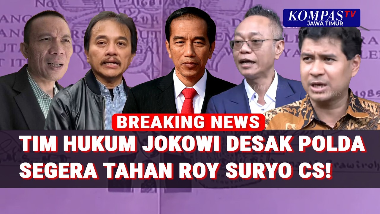 Blak-Blakan Tim Hukum Jokowi Desak Polda Metro Segera Kirim Berkas Tahan Roy Suryo Cs Kasus Ijazah