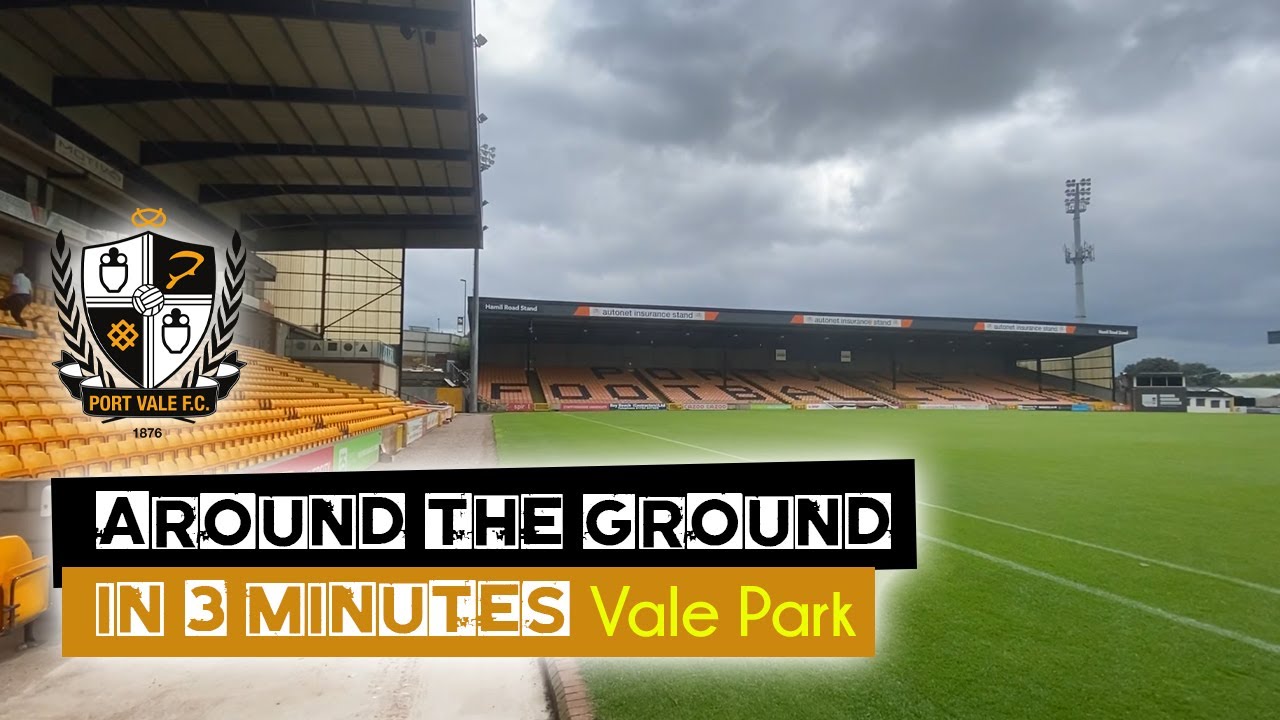 Port Vale | 3 Minute Stadium Tour (Vale Park) - Quick Cycling Stadium Tour