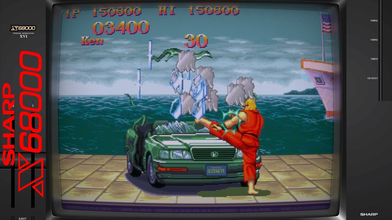 Super Street Fighter II: The New Challengers - Sharp X68000