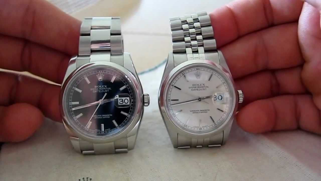 Rolex Datejust Watch Review- 116200 vs 16200
