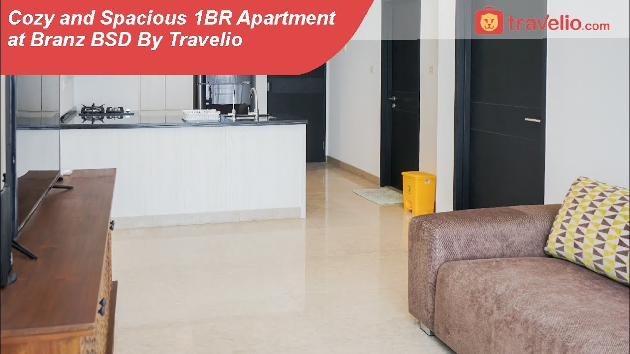Room Tour Cozy and Spacious 1BR Apartment at Branz BSD