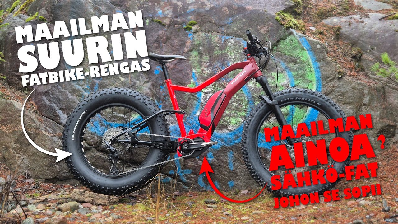 Mahtuuko maailman suurin fatbike-rengas sähköfattiin?