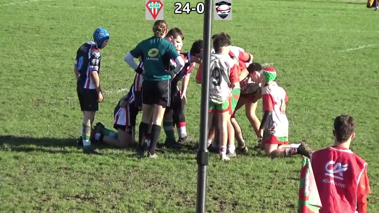 match cadets du 16-12-23 : Miramont VS Rapid 33