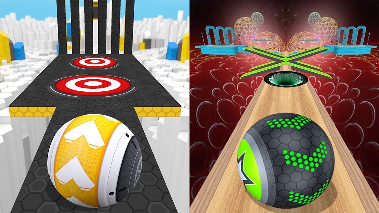 📛 Going Balls VS GyroSphere Trials, Rolling Balance Ball 3D, Temple Rolling Ball,Super Rolling Balls