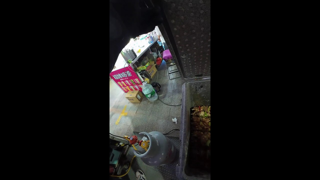 Street Food Livestream | Chicken & Veggie Skewers on Iron Griddle | Real-Time Vendor Rhythm