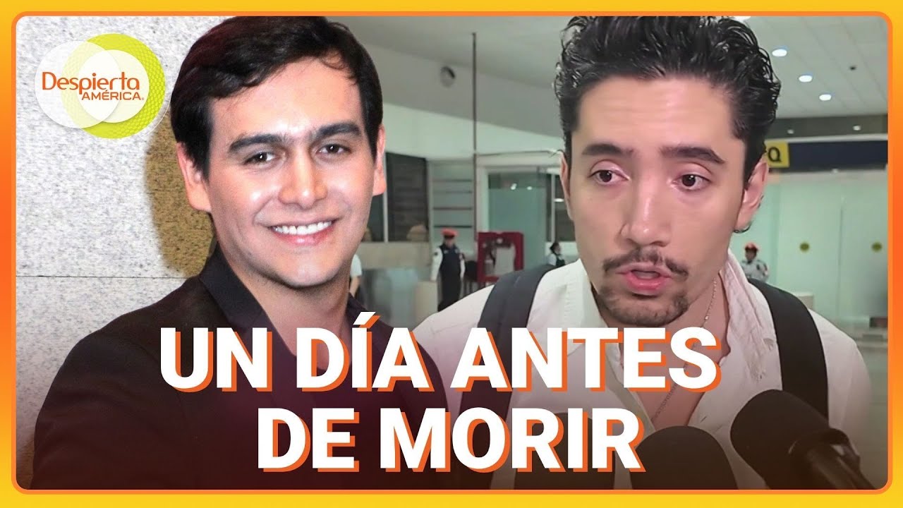 Alex Fern&aacute;ndez revel&oacute; qu&eacute; le dijo Juli&aacute;n Figueroa horas antes de morir | Despierta Am&eacute;rica